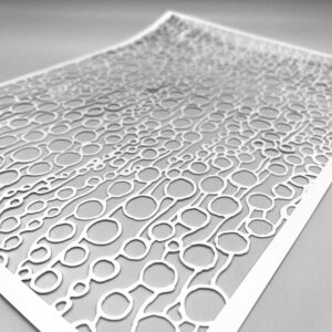 Aqueous Effervescence Stencils