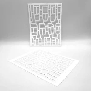 Retro Blocks Stencils